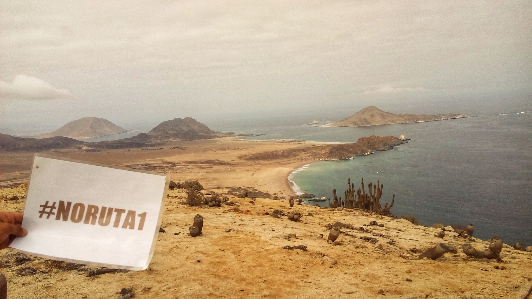 Non à la ruta 1 dans le parc Pan de Azucar