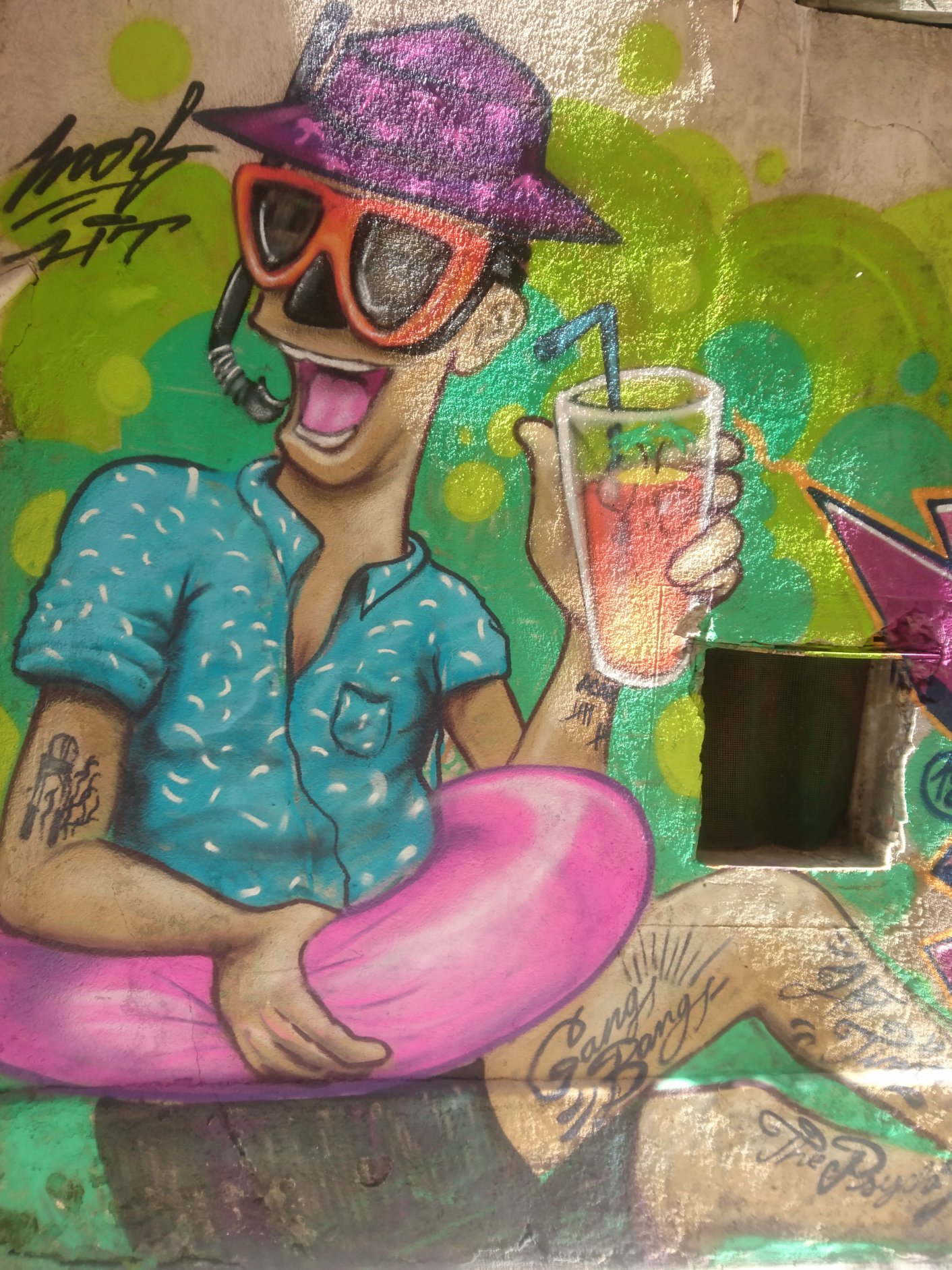 Mural Street Art, Marseille, France