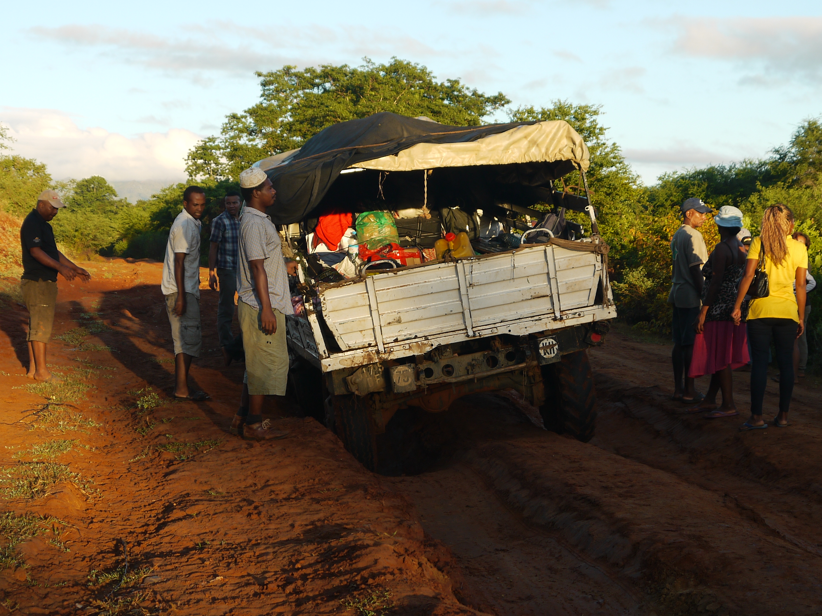 Camion embourbé, Madagascar