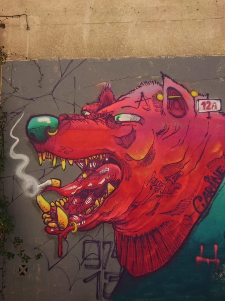 Mural Street Art, Marseille, France