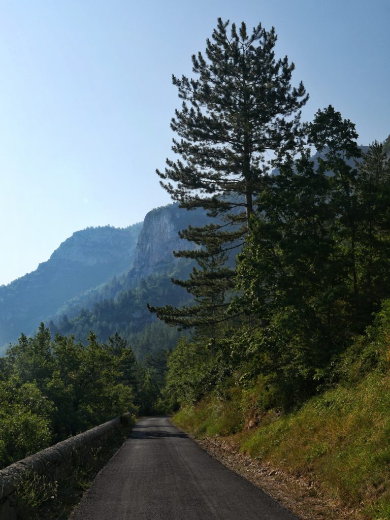 Route du sentier des Gorges du Tarn - France